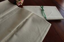 Drap ancien Etat Neuf en toile métis   /  Linge ancien 2571123