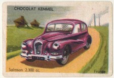 Image chromo éducatif-Salmson 2300cc-Chocolat Kemmel-DBis.12