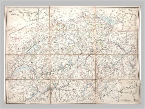 Carte routière suisse - carte,