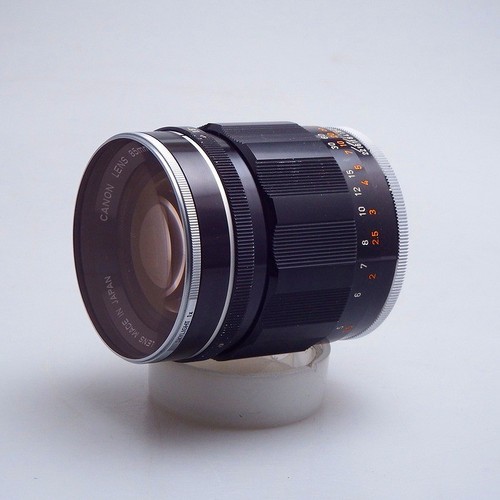 Objectif canon 85mm noir - objectif,