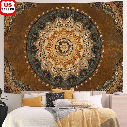 Boho mandala tapestry wall - boho,