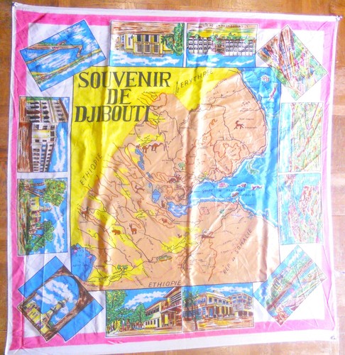 Foulard souvenir djibouti - foulard, de