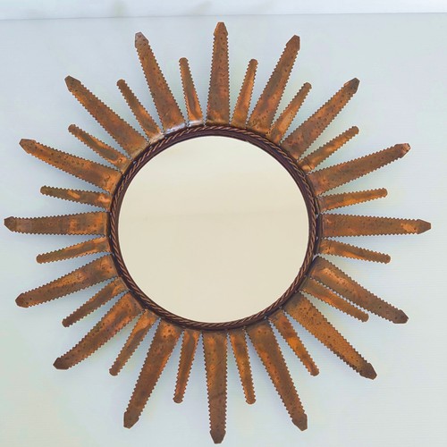 Miroir soleil sunburst vintage - soleil,