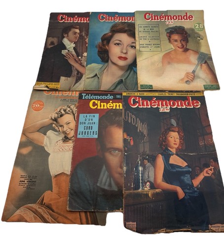 Lot revues cinémonde - lot,