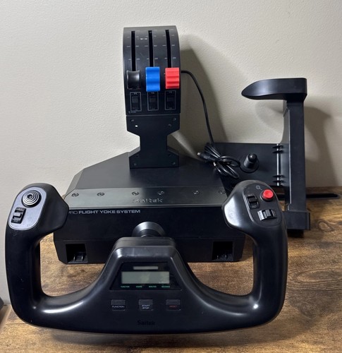 Logitech flight yoke throttle - flight,