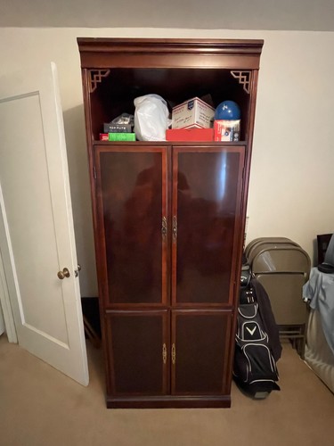 Drexel lighted armoire