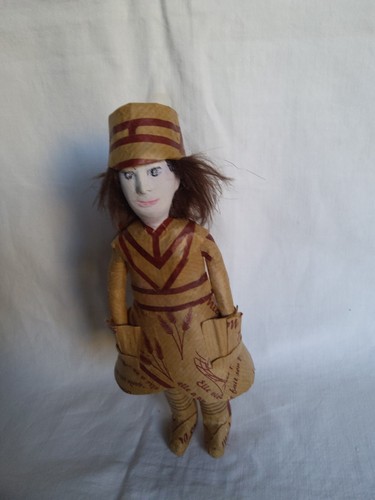 Poupée papier maché - poupÉe,