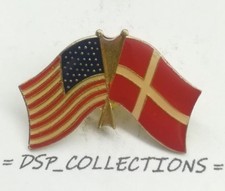 PINS FLAG DRAPEAUX - US / DANEMARK - ps37