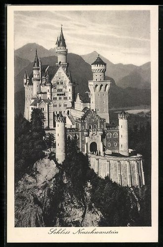 Carte postale château - , de
