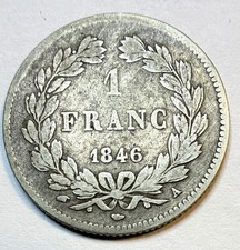 Pièce 1 Franc 1846 A France