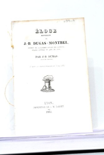 Livre ancien dumas eloge - dumas,
