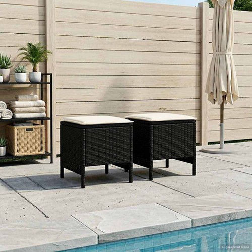 Pouf jardin avec oreiller 2 - pouf, de