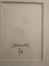 Berrocal Miguel gravure signée abstrait Villanueva de Algaidas sculpteur Espagne