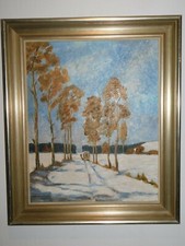 Peinture huile paysage - peinture, l'huile