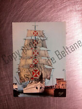 LE SAGRES VOILIER MARINE GUERRE PORTUGAISE SAINT MALO carte postale postcard 