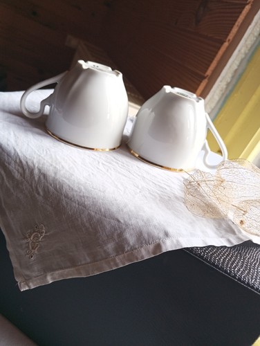 Lot tasses porcelaine - lot, 2
