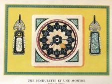 Une Pendulette et une montre