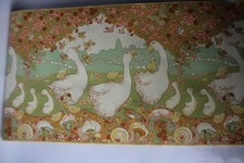 Papier peint vintage oies et poussins style Benjamin Rabier (46108)