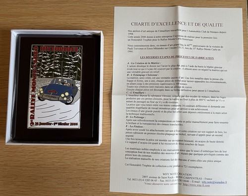 Trophée plaque émaillée - Émaillée, 9