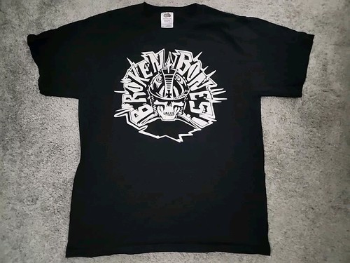 Broken bones shirt medium punk - broken,