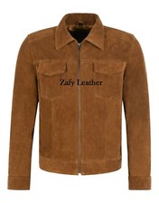 Homme Classique Daim Veste