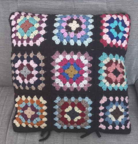 Housse coussin fait main - housse,
