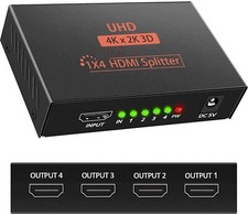 Splitter HDMI 1 IN 4 OUT 3D 4K