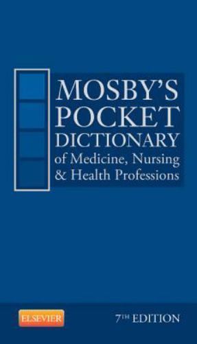 Mosby pocket dictionary of - dictionary,