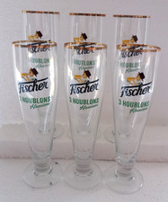 Lot 6 verres à bière 25 cl