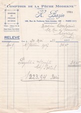 75 PARIS pecheur BAZIN 1933