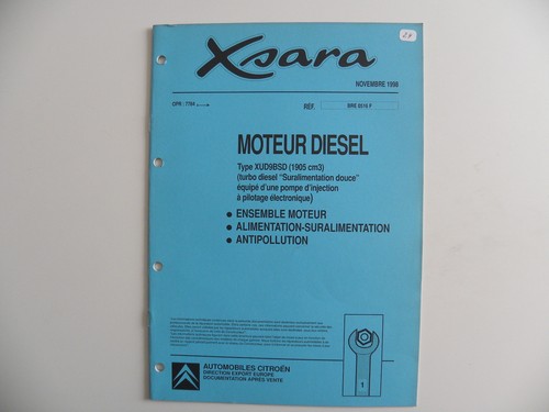Manuel atelier citroen xsara - citroen,