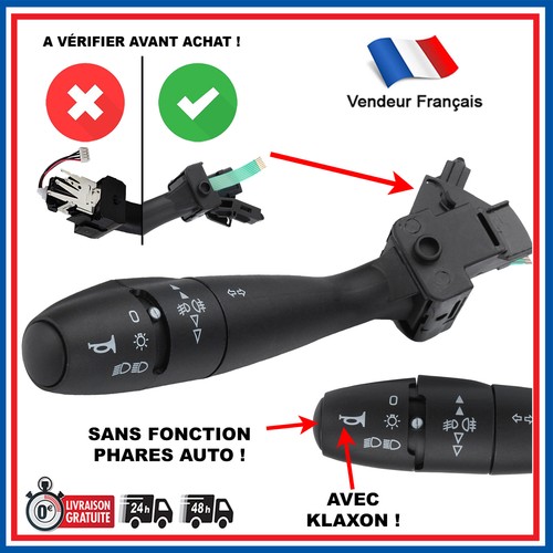 Commande commodo phare feux - commande,