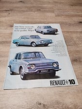 Renault 10 Major , Publicité , Prospectus , édition Publicis Paris