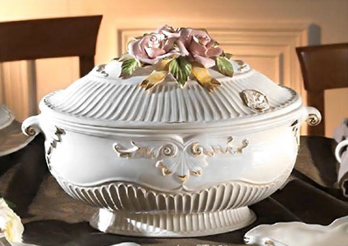 Soupière service table - soupière,