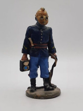 Figurine Delprado Plomb - Pompier, tenue de Feu avec casque, 1893 (France)