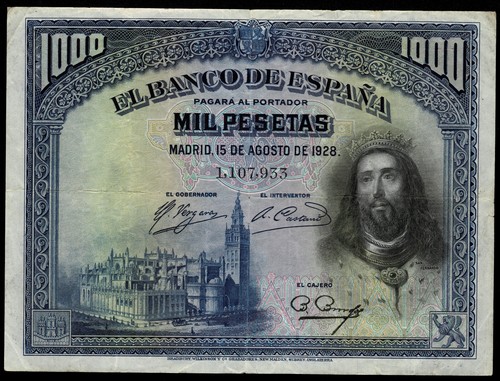 Billete españa 1000 - de,