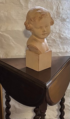 Buste enfant terre cuite - d'enfant,