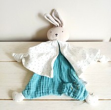 KALOO doudou lapin cape coton