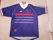 Maillot EQUIPE DE FRANCE  Mondial 1998 Vintage Adidas Homme - XL