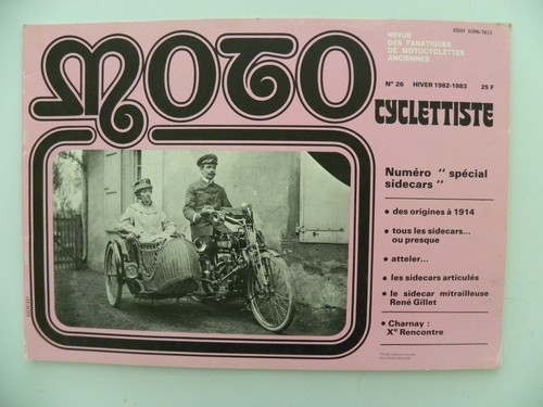 Revue moto cyclettiste 26 - revue, n°26