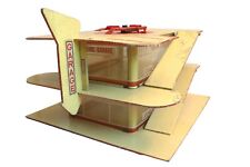 GARAGE FAUVEL BOIS  1/43è POUR DINKY SOLIDO NOREV  Lg 36 X 30 X 20 cm ANNÉES 50