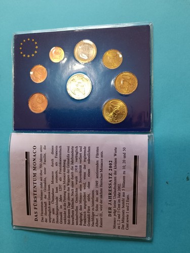 Coffret monaco 2002 - coffret,