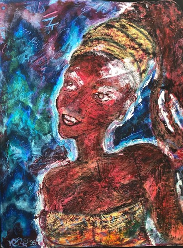 Expressionniste portrait - , de