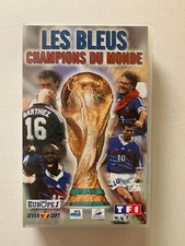 K7 VIDEO VHS LES BLEUS // FRANCE 98 // CHAMPION DU MONDE 1998