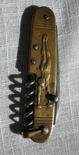 Couteau ancien laiton - en,