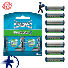 Wilkinson Sword - Protector 3 - Lames de rasoir pour Homme - Pack de 8 lames