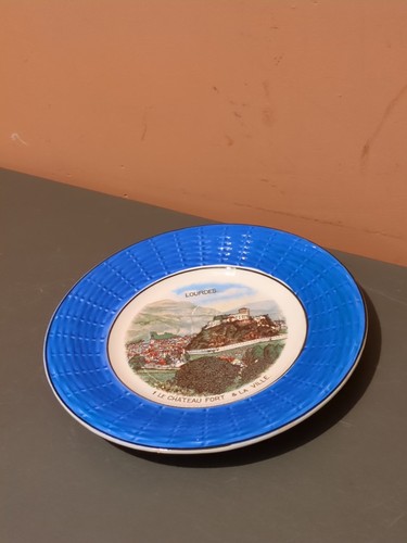 Assiette souvenir lourdes - assiette,