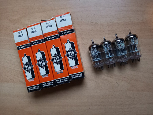 Quad rsd ecc82 12au7 double - ecc82,