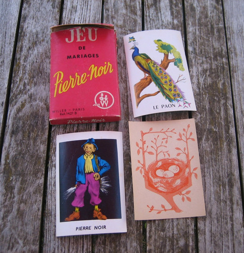 Ancien jeu cartes enfant - jeu,