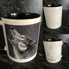 mug tasse avec mes dessin de loup, 325 ml, céramique